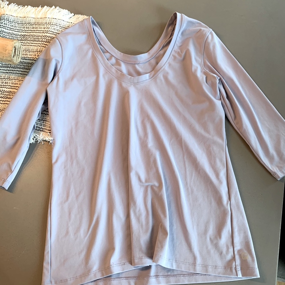 Fabletics light purple workout tshirt